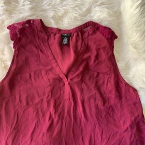 Torrid Tunic Dark Berry